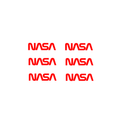 Nasa Text Sticker