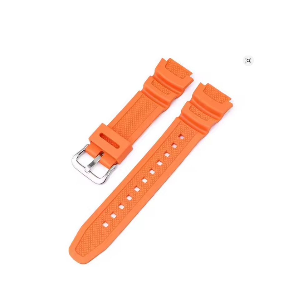 Orange Rubber Strap-band 18mm